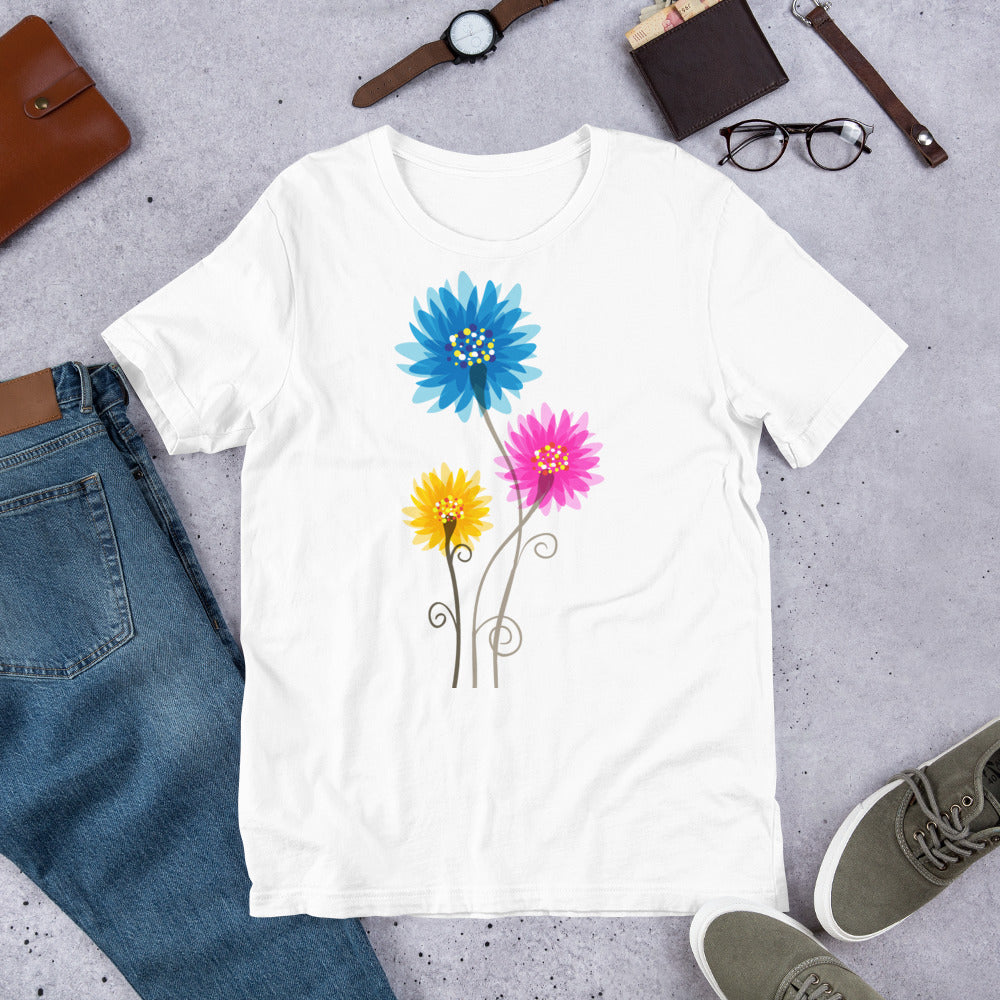 Flowers Short-Sleeve Unisex T-Shirt