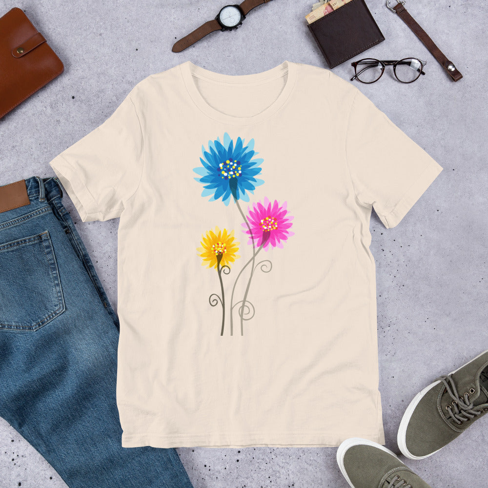 Flowers Short-Sleeve Unisex T-Shirt