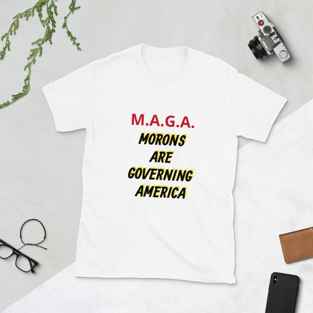 Morons are Governing America Short-Sleeve Unisex T-Shirt