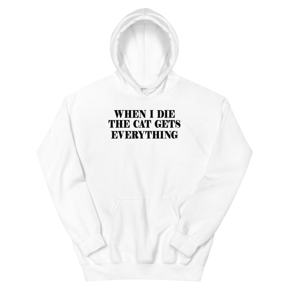 The Cat Gets Everything Gildan G185 Unisex Hoodie
