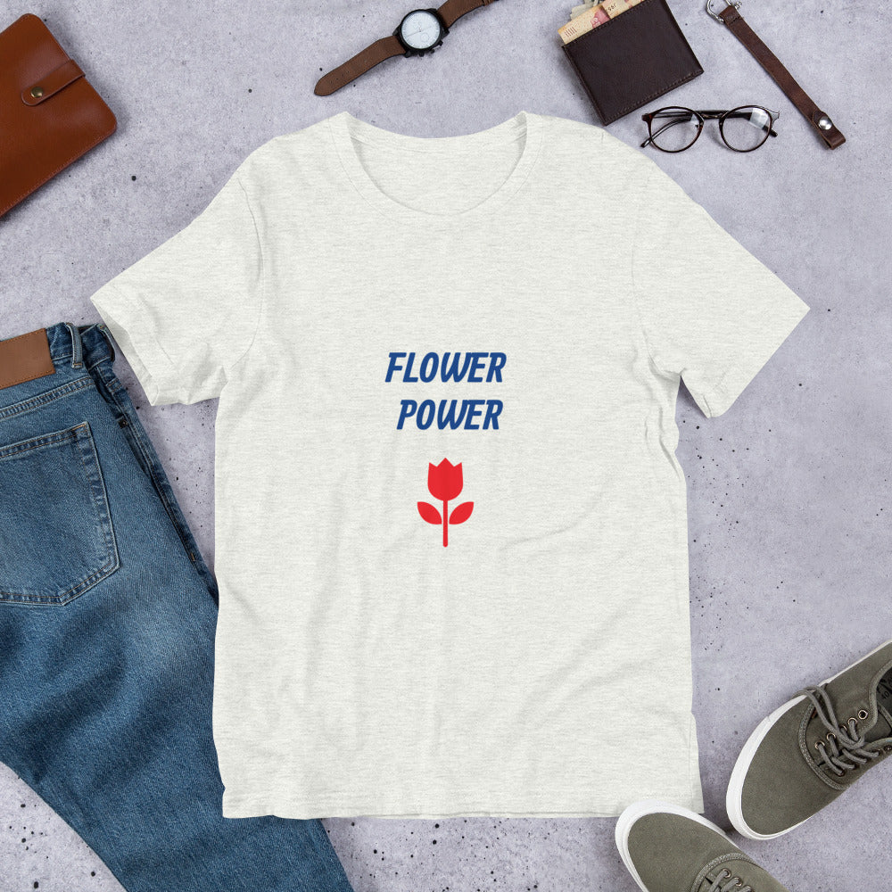 Flower Power Short-Sleeve Unisex T-Shirt
