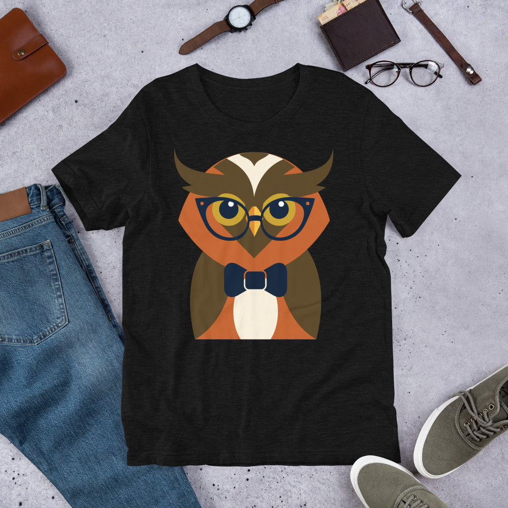 Wise Owl Short-Sleeve Unisex T-Shirt