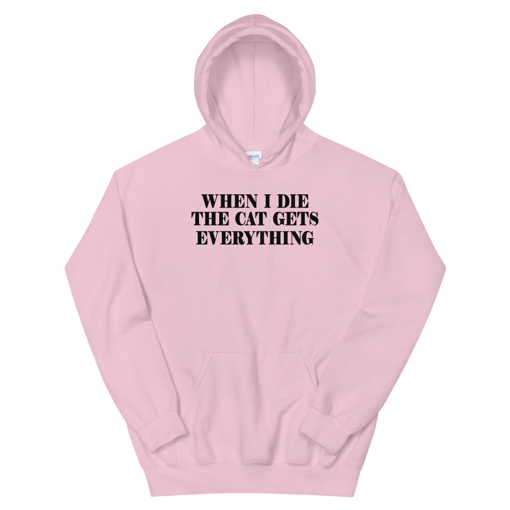 The Cat Gets Everything Gildan G185 Unisex Hoodie