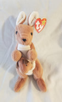 Beanie Baby Original Pouch the Kangaroo Style 4161