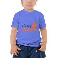 Halloween Pumpkin Toddler Short Sleeve Tee Bella + Canvas 3001T