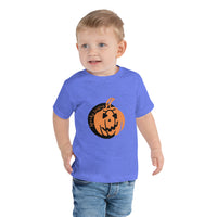 Halloween Pumpkin Toddler Short Sleeve Tee Bella + Canvas 3001T