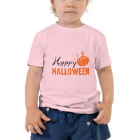 Halloween Pumpkin Toddler Short Sleeve Tee Bella + Canvas 3001T