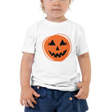 Halloween Pumpkin Toddler Short Sleeve Tee Bella + Canvas 3001T