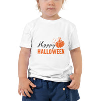 Halloween Pumpkin Toddler Short Sleeve Tee Bella + Canvas 3001T