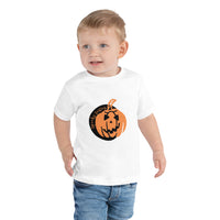 Halloween Pumpkin Toddler Short Sleeve Tee Bella + Canvas 3001T