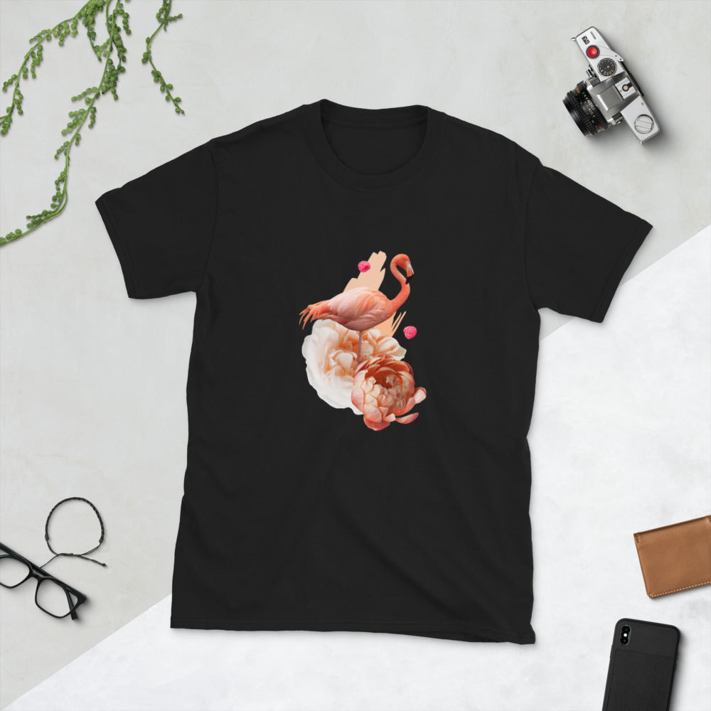 Flamingo Short-Sleeve Unisex T-Shirt