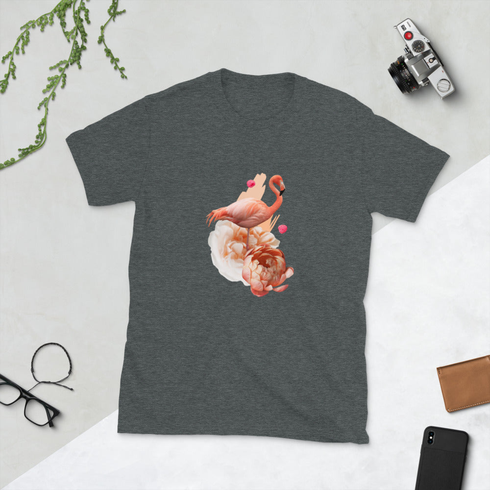 Flamingo Short-Sleeve Unisex T-Shirt