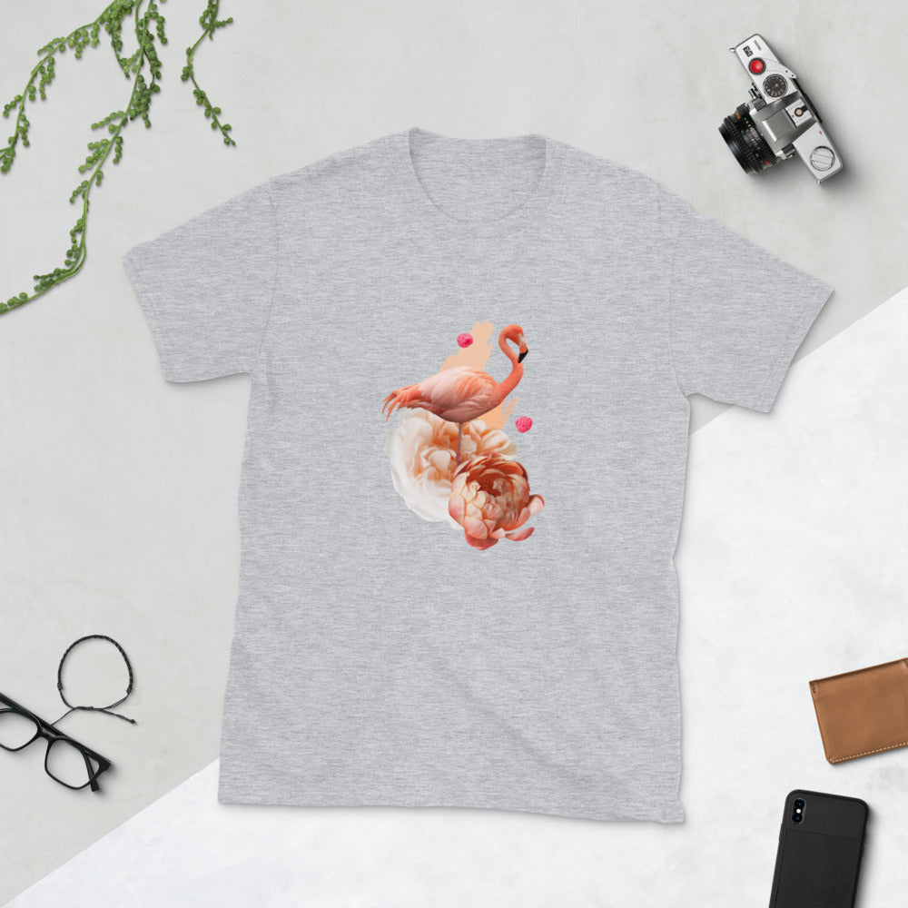 Flamingo Short-Sleeve Unisex T-Shirt