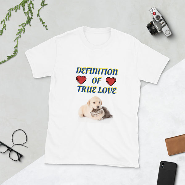 True Love Kitten & Puppy Short-Sleeve Unisex T-Shirt