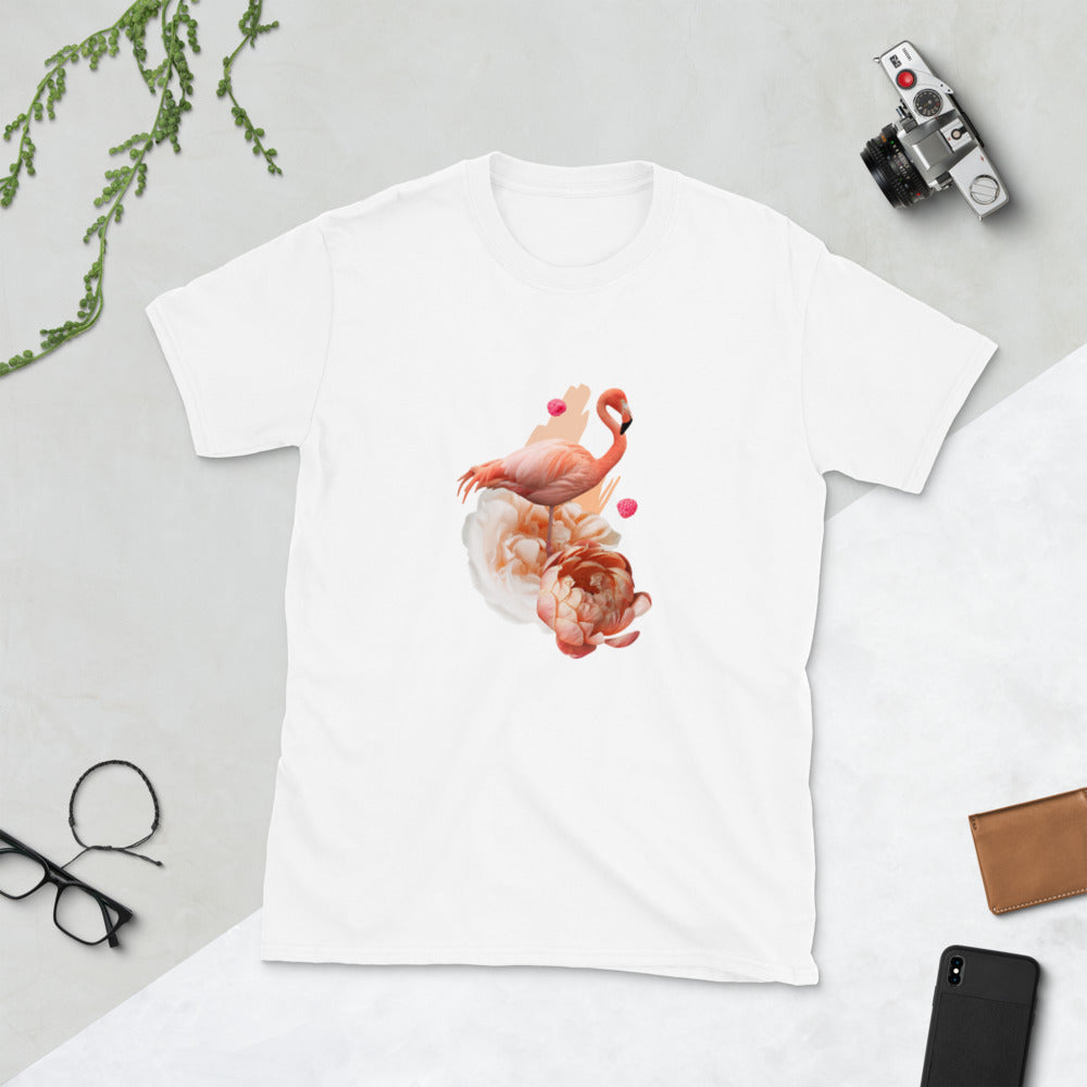 Flamingo Short-Sleeve Unisex T-Shirt