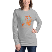 Fall Design Unisex Long Sleeve Tee Shirt  Bella+Canvas 3501