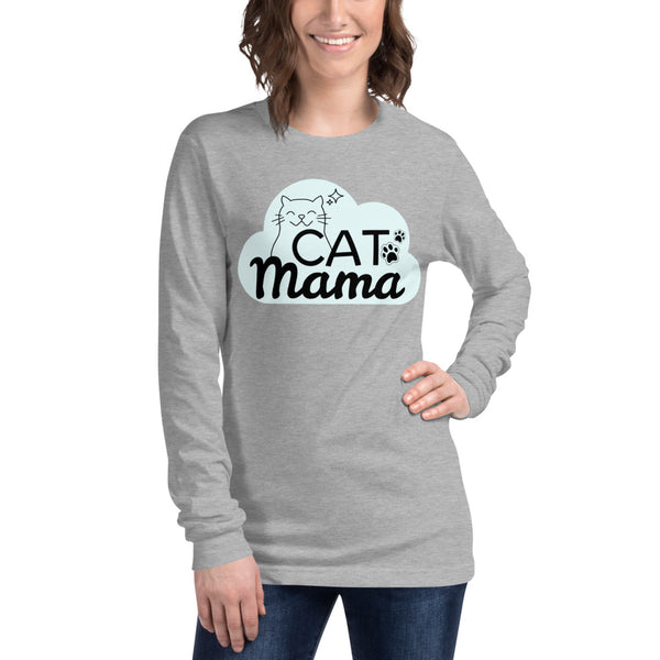 Cat Mama Unisex Long Sleeve Tee