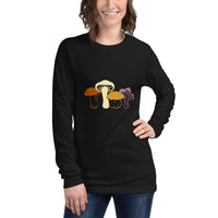 Mushroom Design Unisex Long Sleeve Tee
