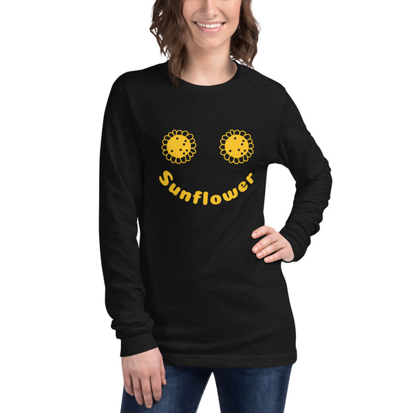 Sunflower Design Unisex Long Sleeve Tee