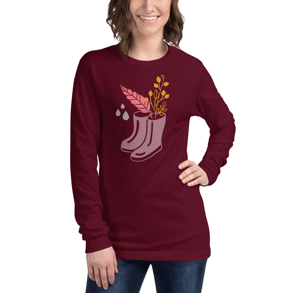 Winter Design Unisex Long Sleeve Tee