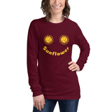 Sunflower Design Unisex Long Sleeve Tee