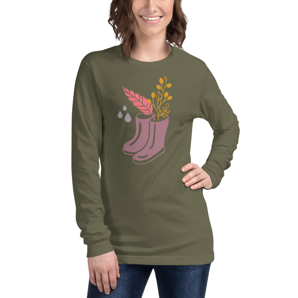 Winter Design Unisex Long Sleeve Tee