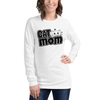 Cat Mom Unisex Long Sleeve Tee