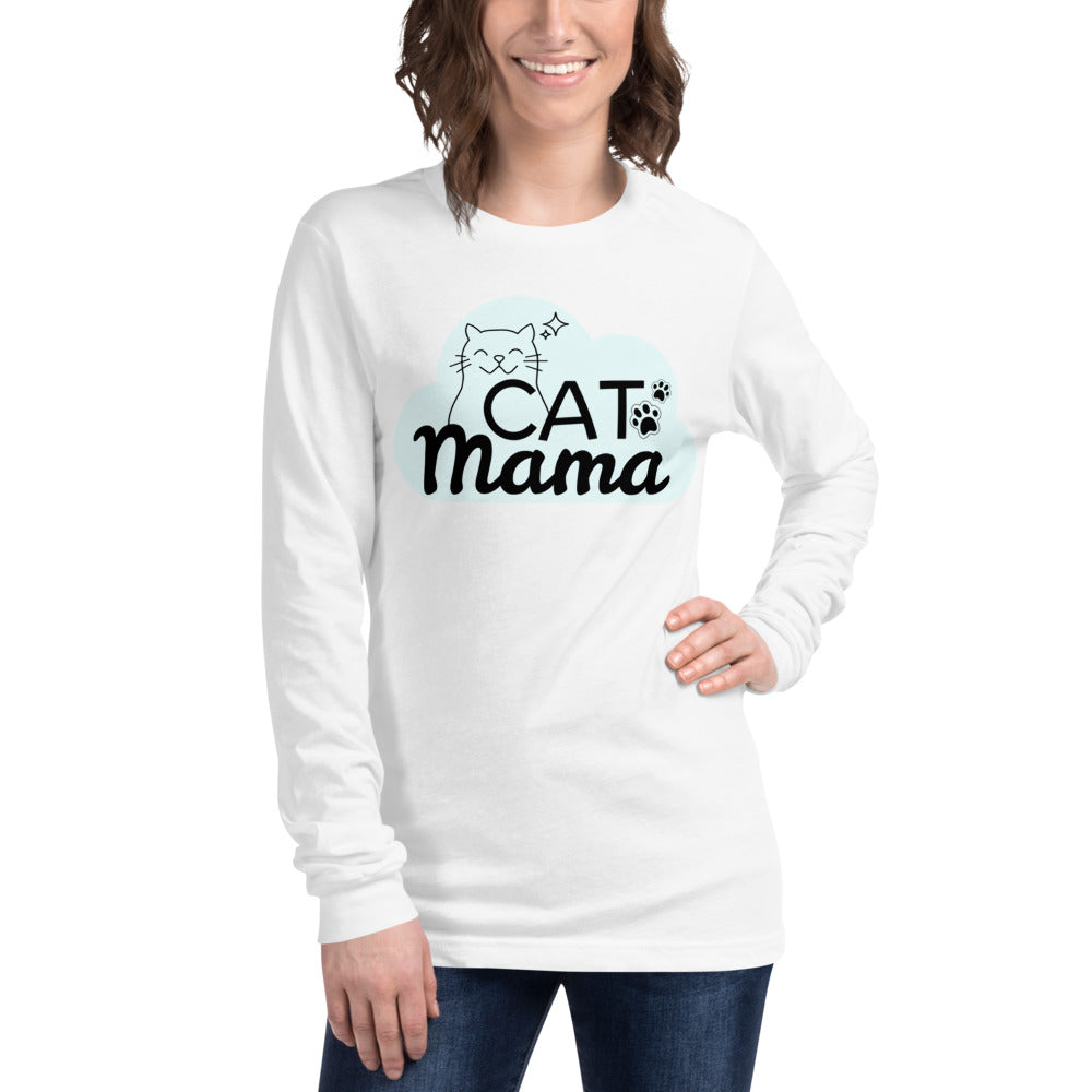 Cat Mama Unisex Long Sleeve Tee