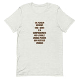 Animal Rescue Person Short-Sleeve Unisex T-Shirt