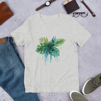 Green Flower Short-Sleeve Unisex T-Shirt