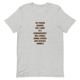 Animal Rescue Person Short-Sleeve Unisex T-Shirt