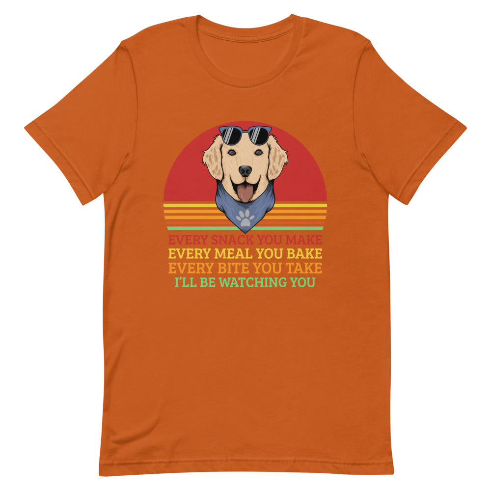 Dog Print Short-Sleeve Unisex T-Shirt
