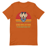 Dog Print Short-Sleeve Unisex T-Shirt
