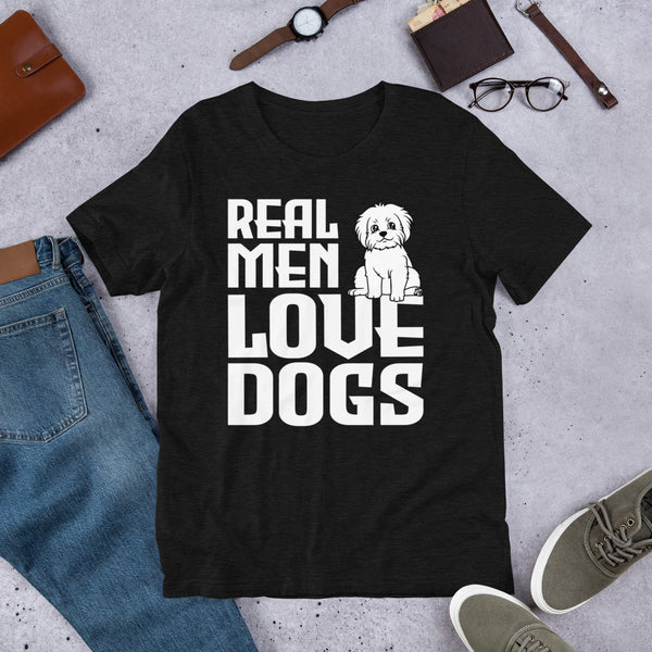 Real Men Love Dogs Short-Sleeve Unisex T-Shirt