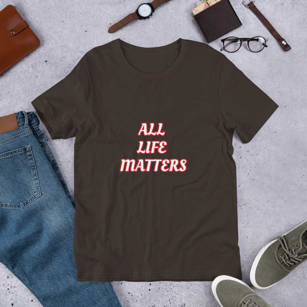 All Life Matters Unisex Staple T-Shirt Bella+Canvas 3001