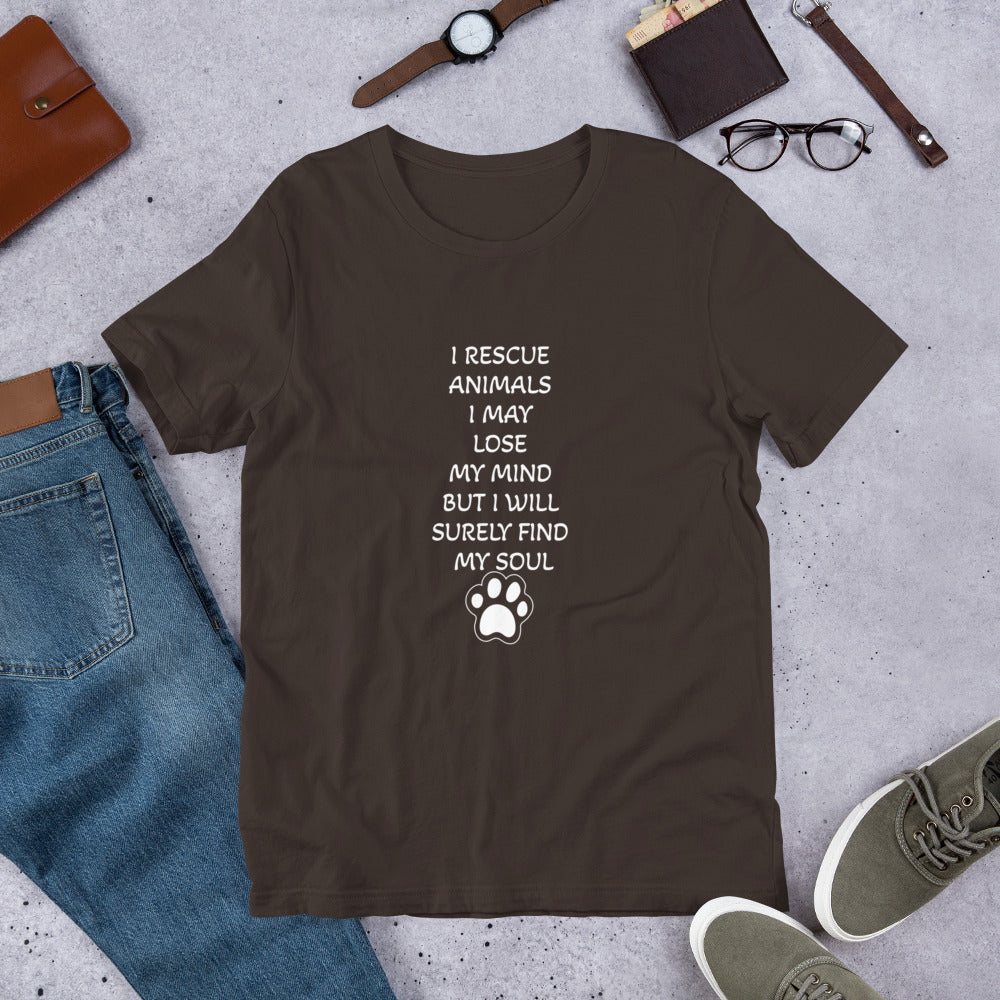 I Rescue Animals Unisex Staple T-Shirt Bella+Canvas 3001