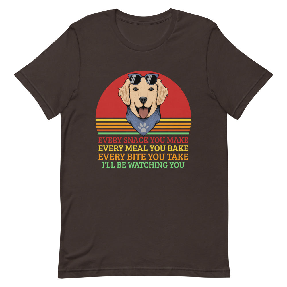 Dog Print Short-Sleeve Unisex T-Shirt