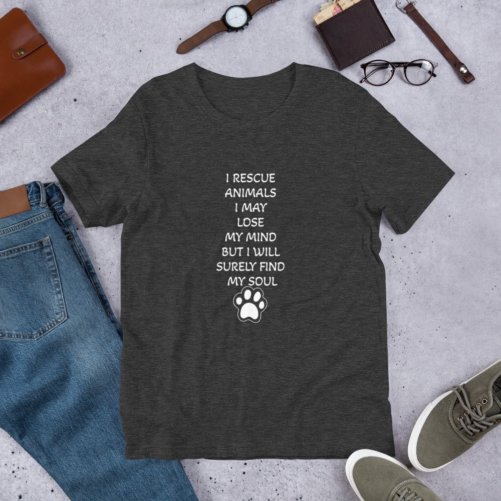 I Rescue Animals Unisex Staple T-Shirt Bella+Canvas 3001