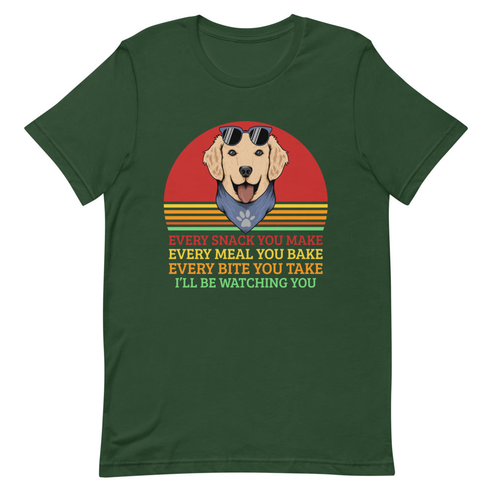 Dog Print Short-Sleeve Unisex T-Shirt