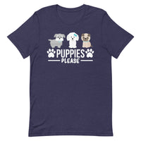 Puppies Please Short-Sleeve Unisex T-Shirt