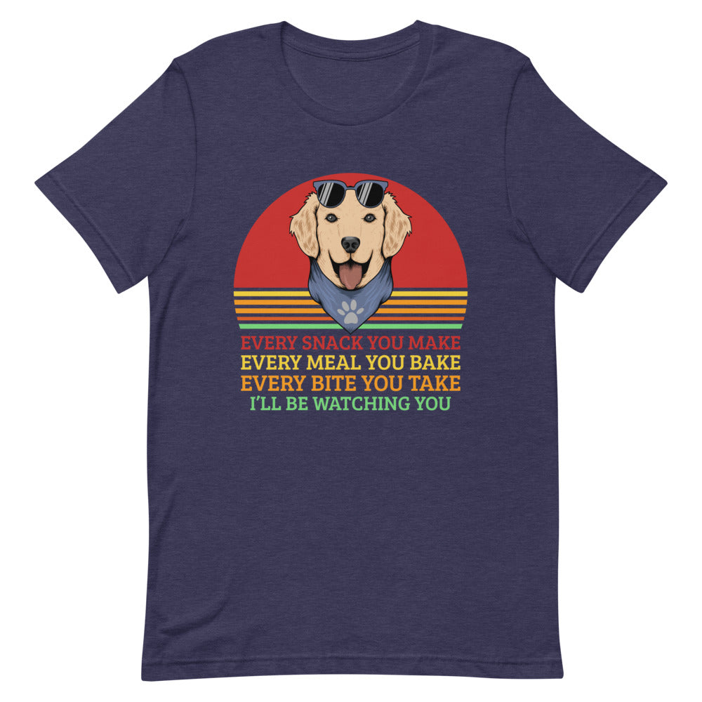 Dog Print Short-Sleeve Unisex T-Shirt