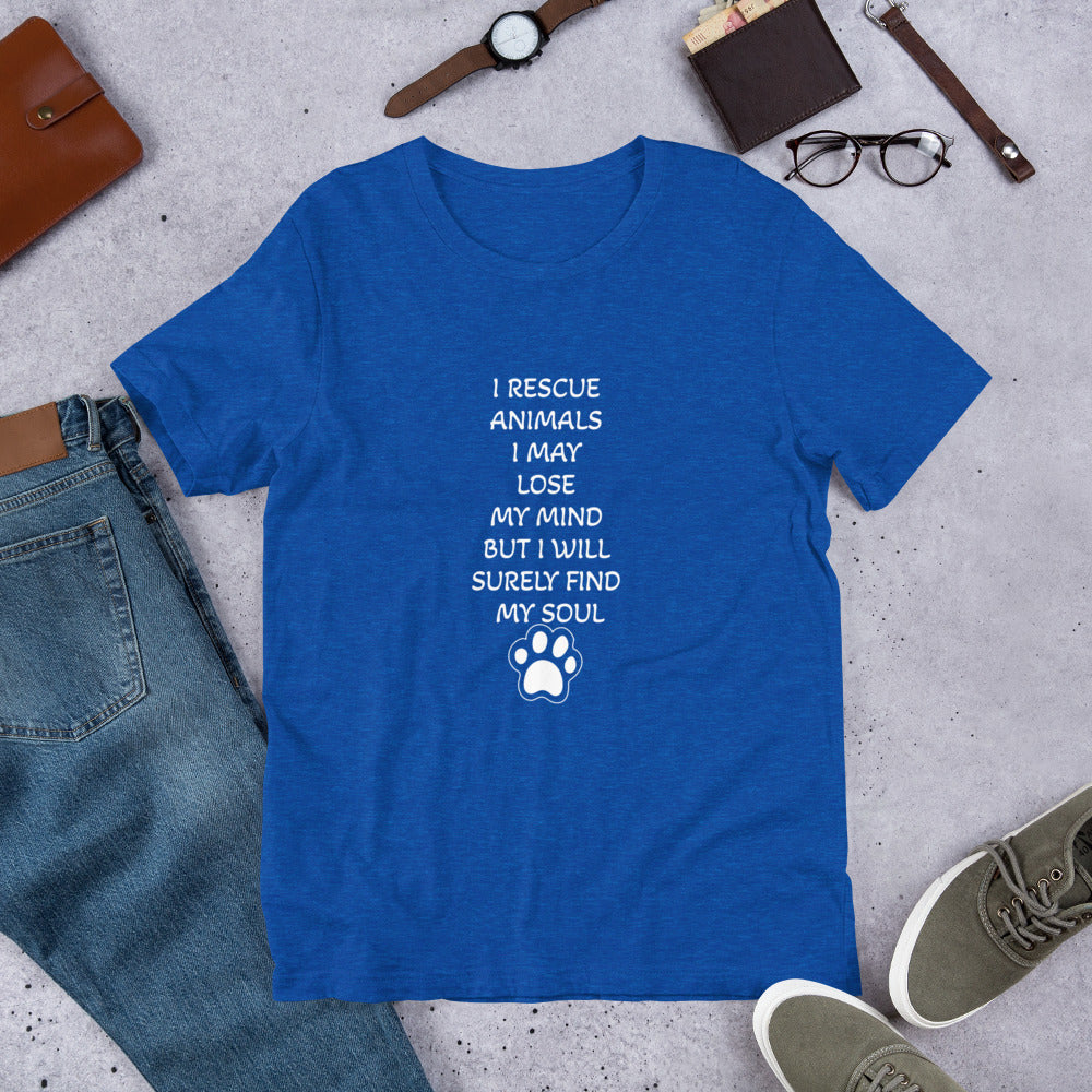 I Rescue Animals Unisex Staple T-Shirt Bella+Canvas 3001