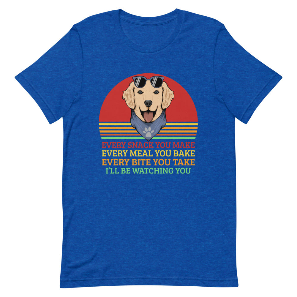 Dog Print Short-Sleeve Unisex T-Shirt