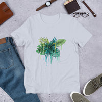 Green Flower Short-Sleeve Unisex T-Shirt