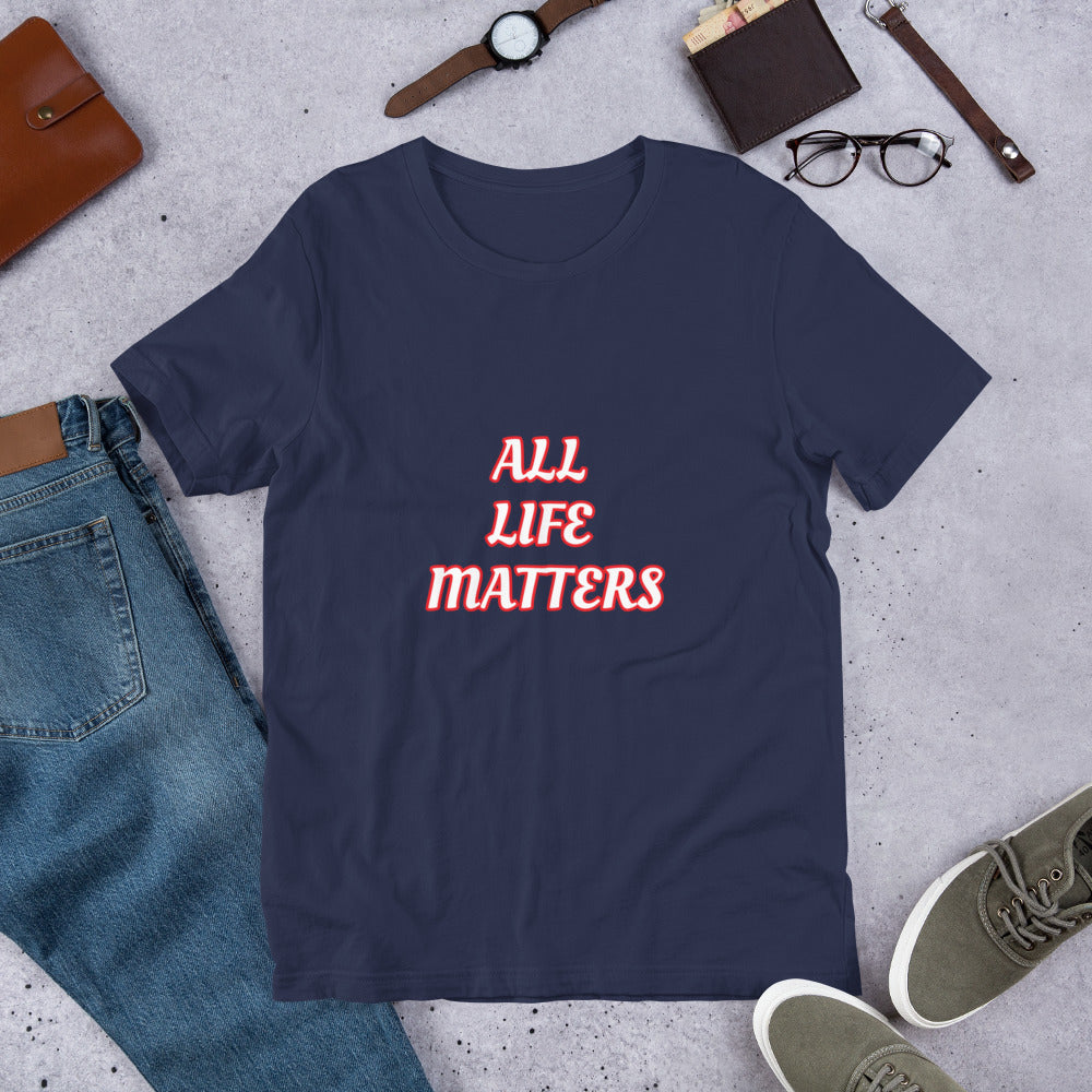 All Life Matters Unisex Staple T-Shirt Bella+Canvas 3001
