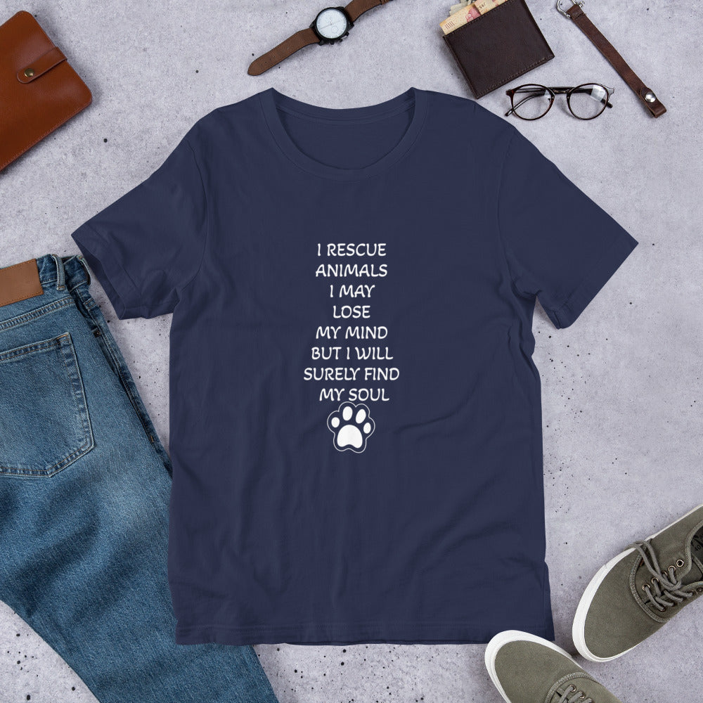 I Rescue Animals Unisex Staple T-Shirt Bella+Canvas 3001