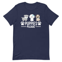 Puppies Please Short-Sleeve Unisex T-Shirt