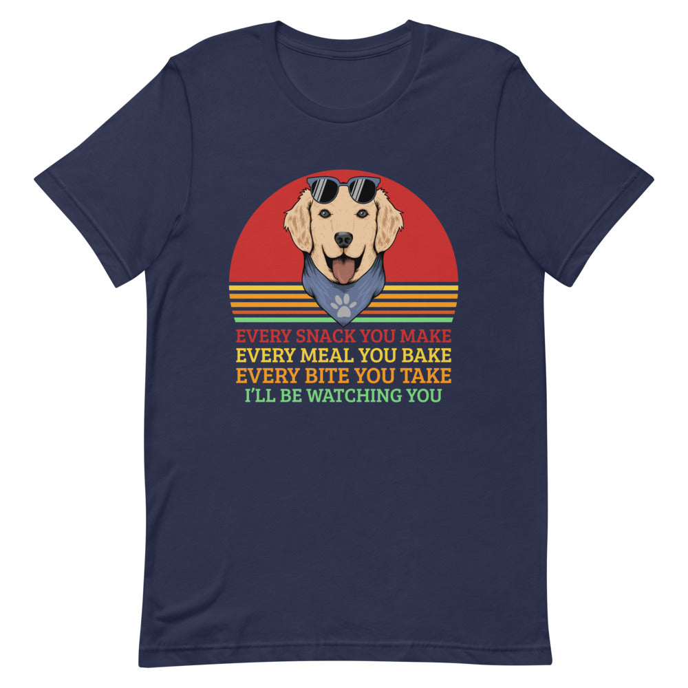 Dog Print Short-Sleeve Unisex T-Shirt