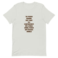 Animal Rescue Person Short-Sleeve Unisex T-Shirt