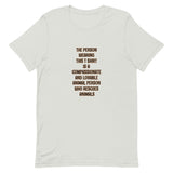 Animal Rescue Person Short-Sleeve Unisex T-Shirt
